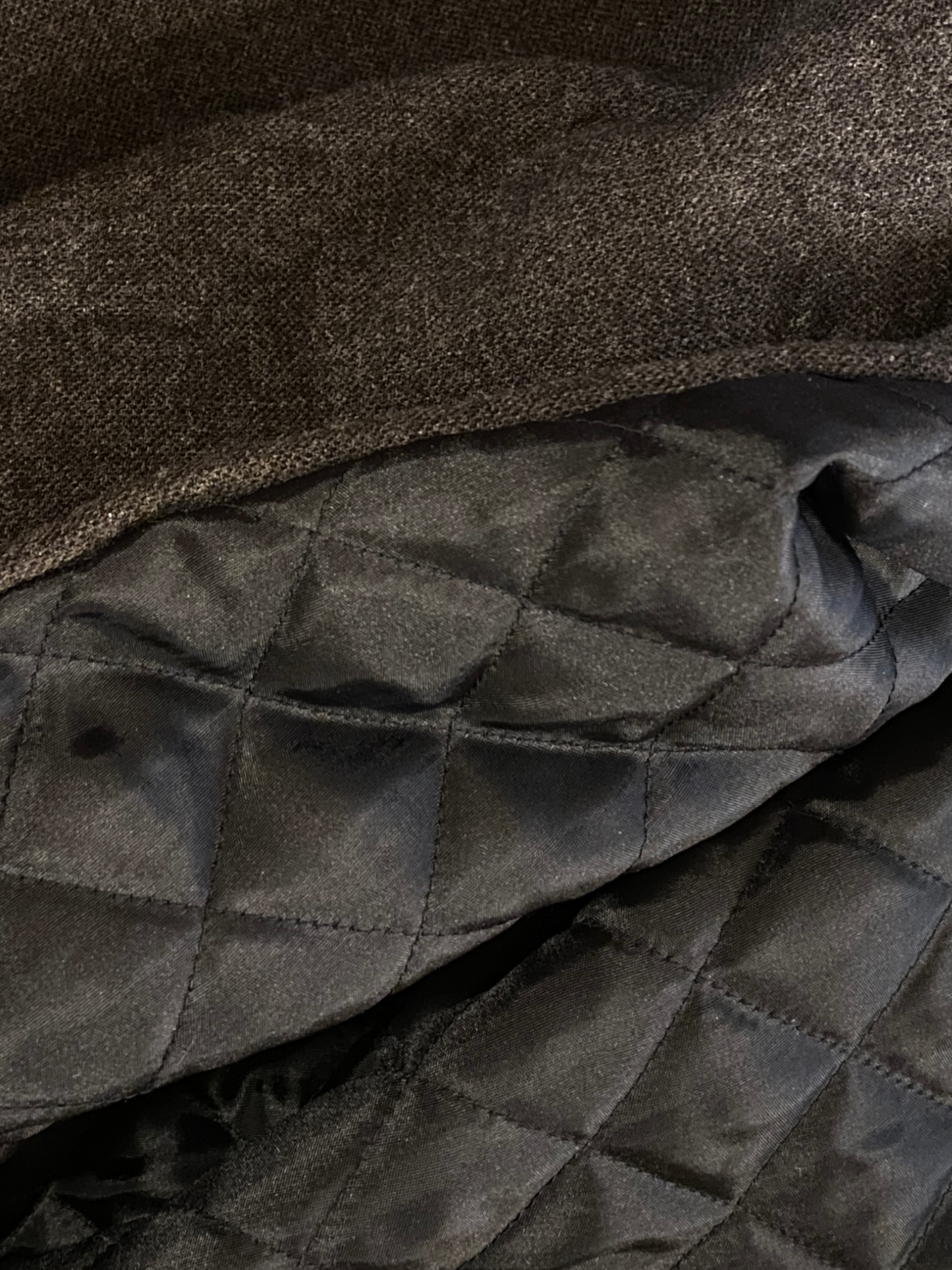 Brown wool top