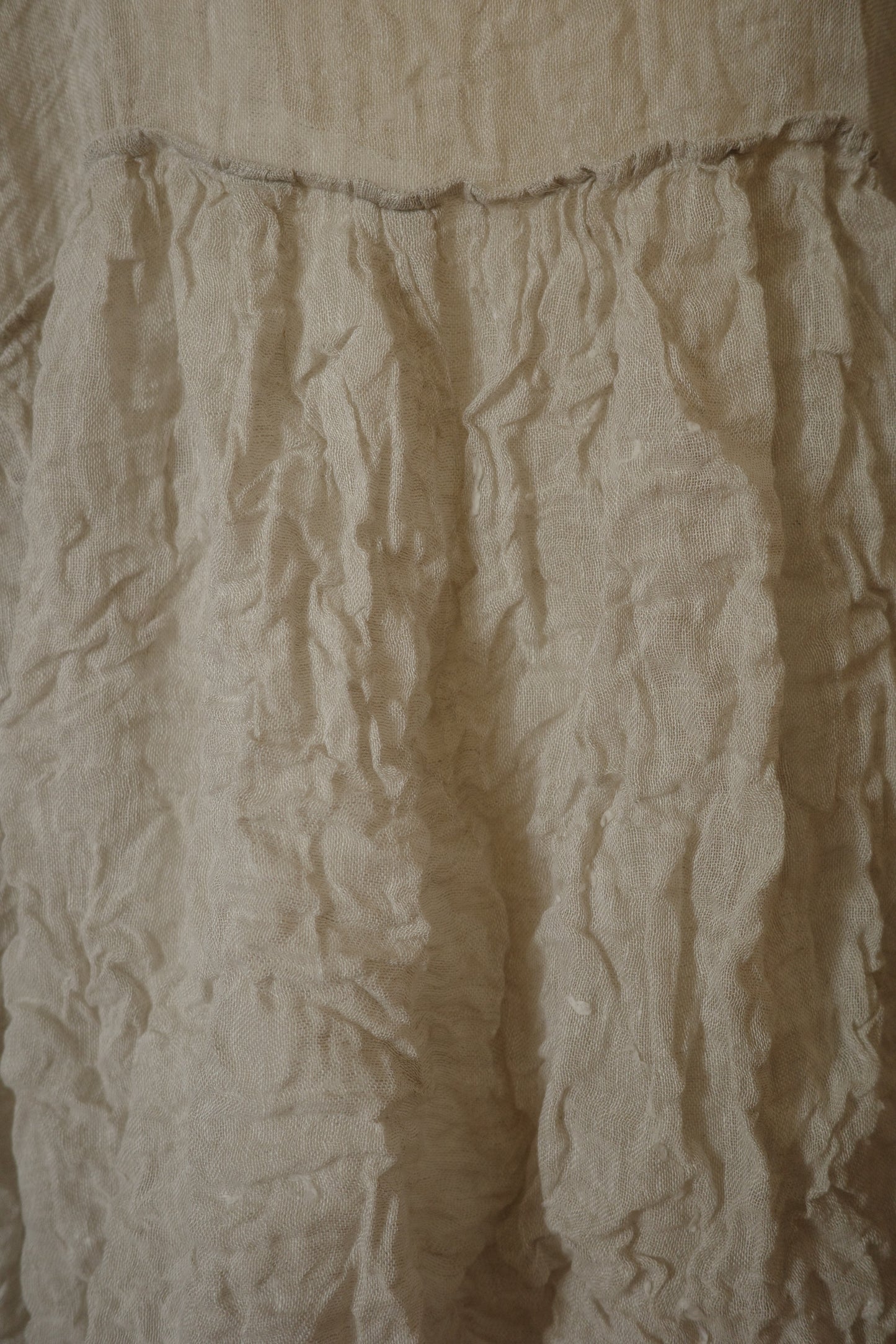 Light grey linen dress