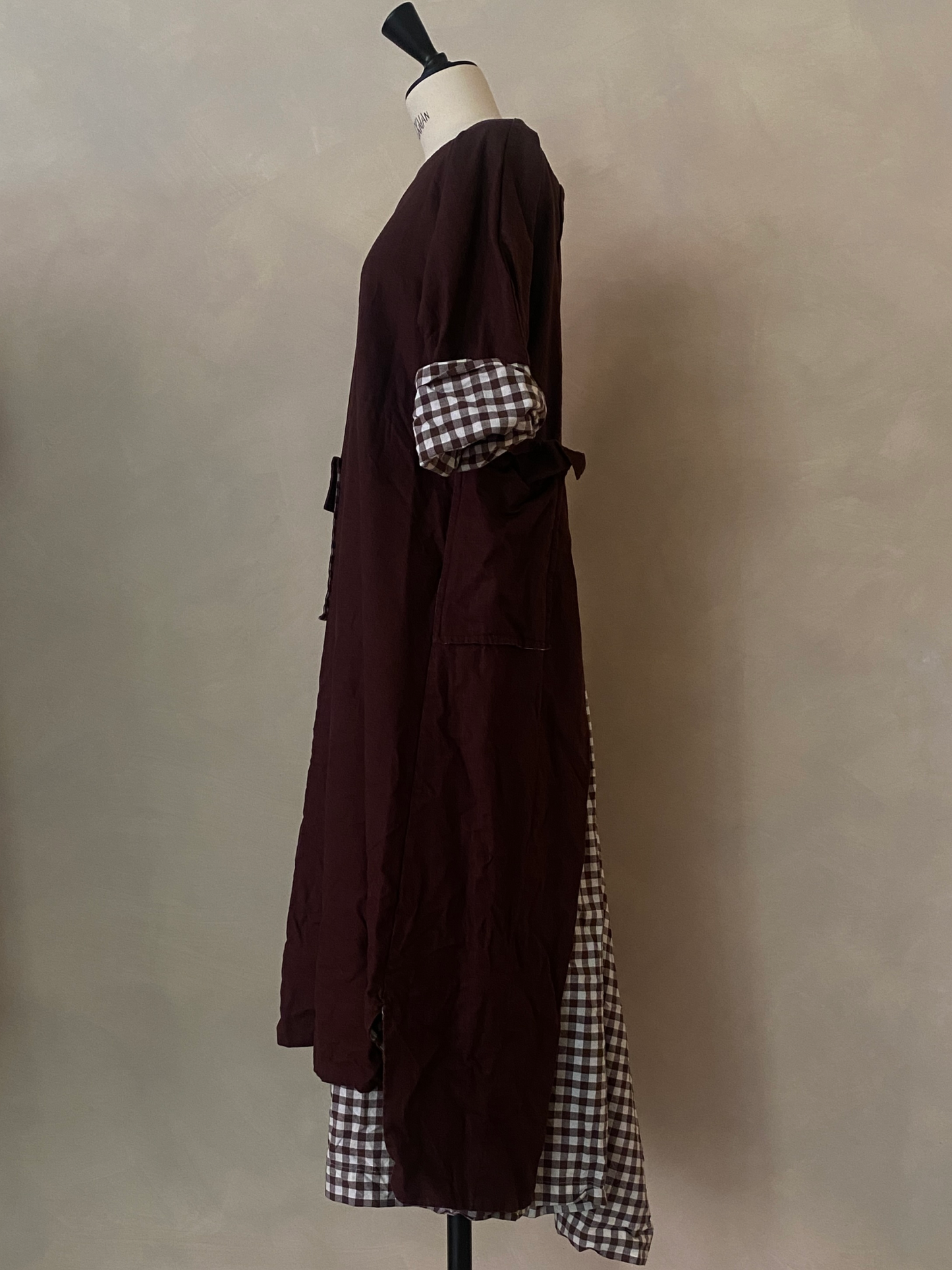 Vestido de lino dos piezas