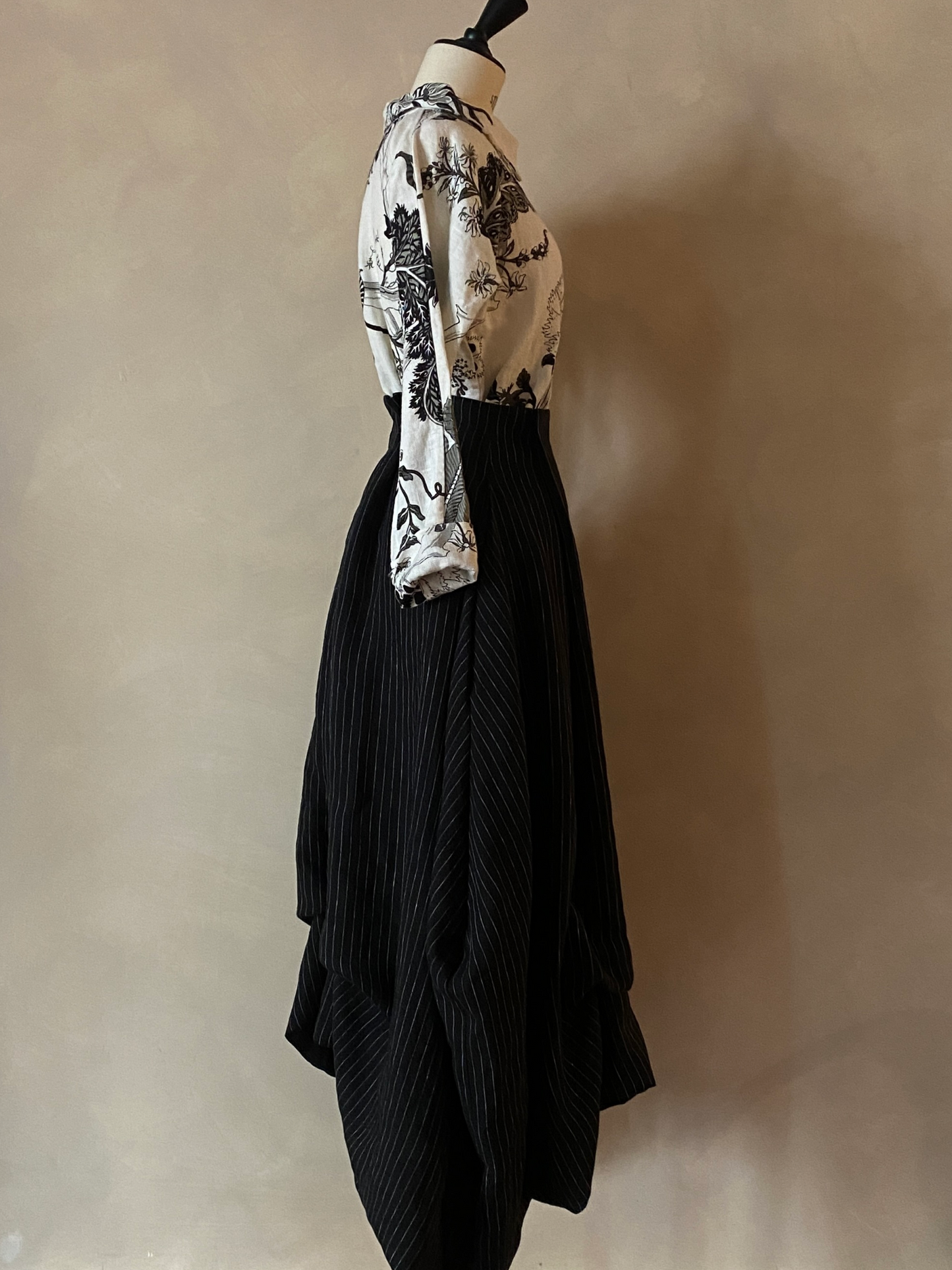 Camisa de lino entallada