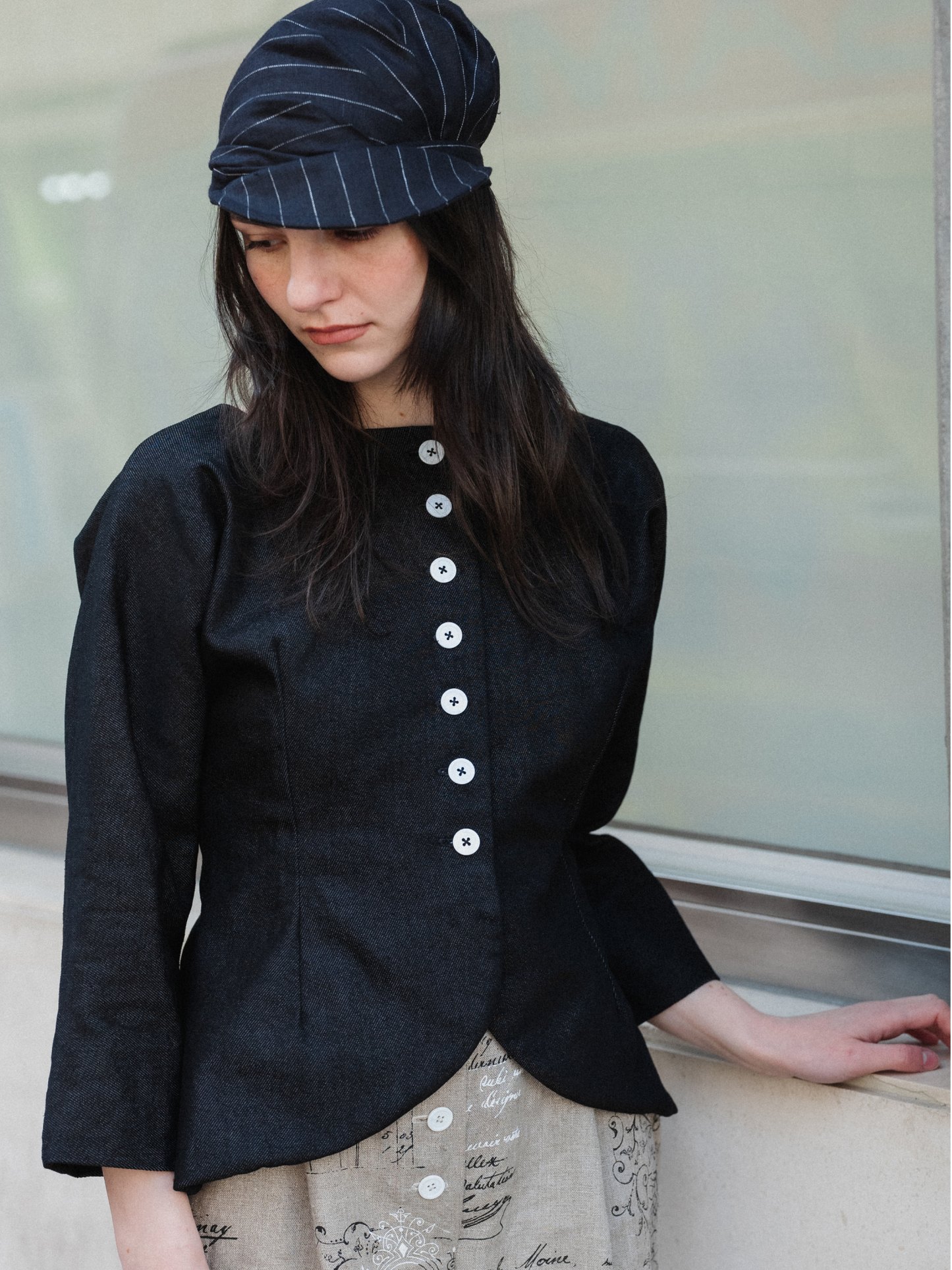 Tailored denim jacket