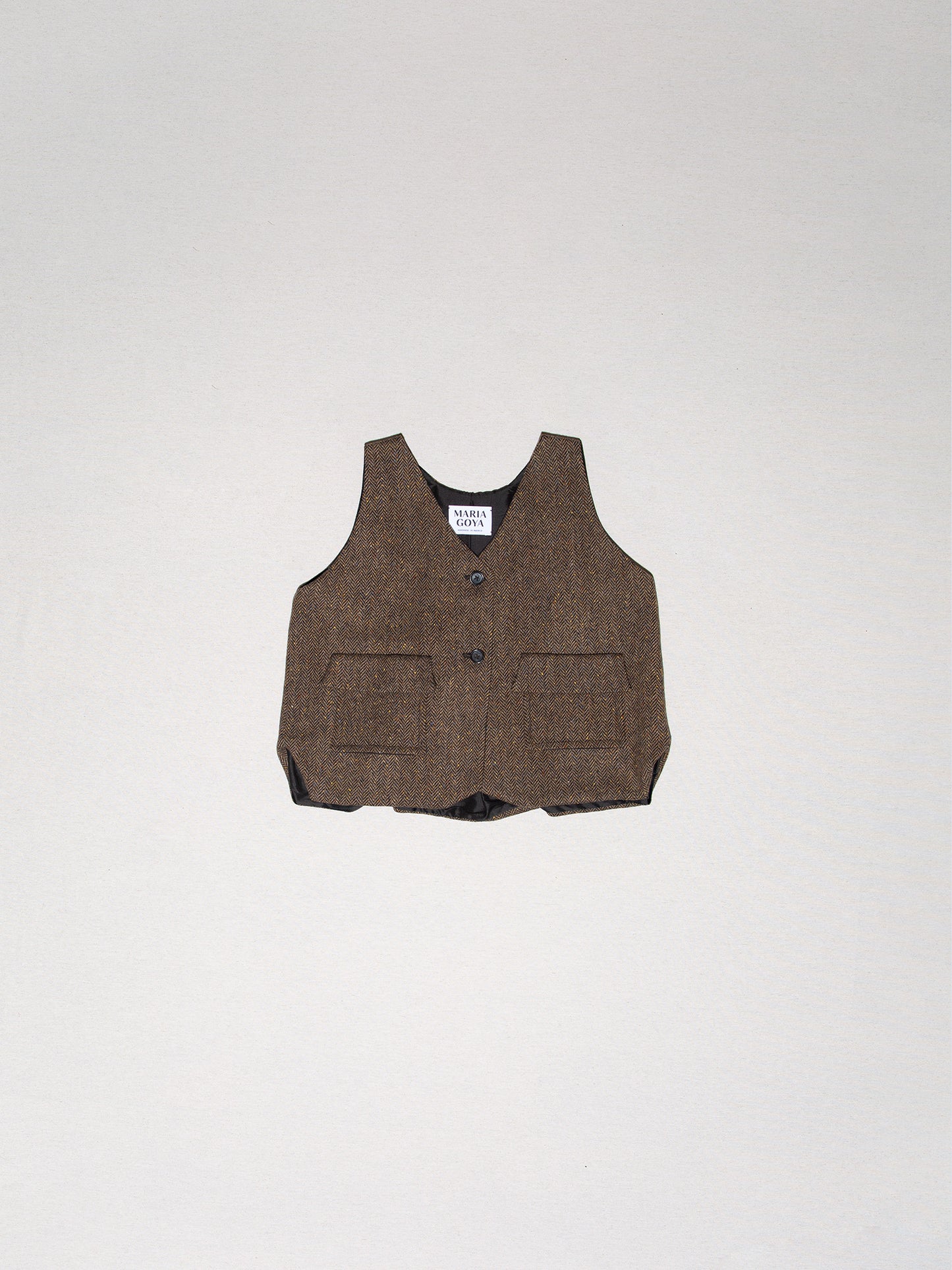 Scottish tweed vest
