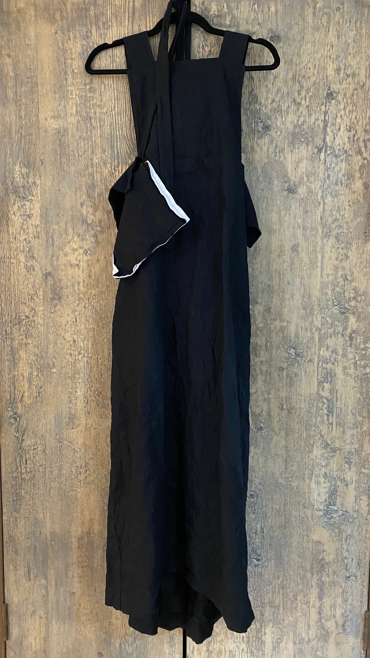 06. Linen apron dress
