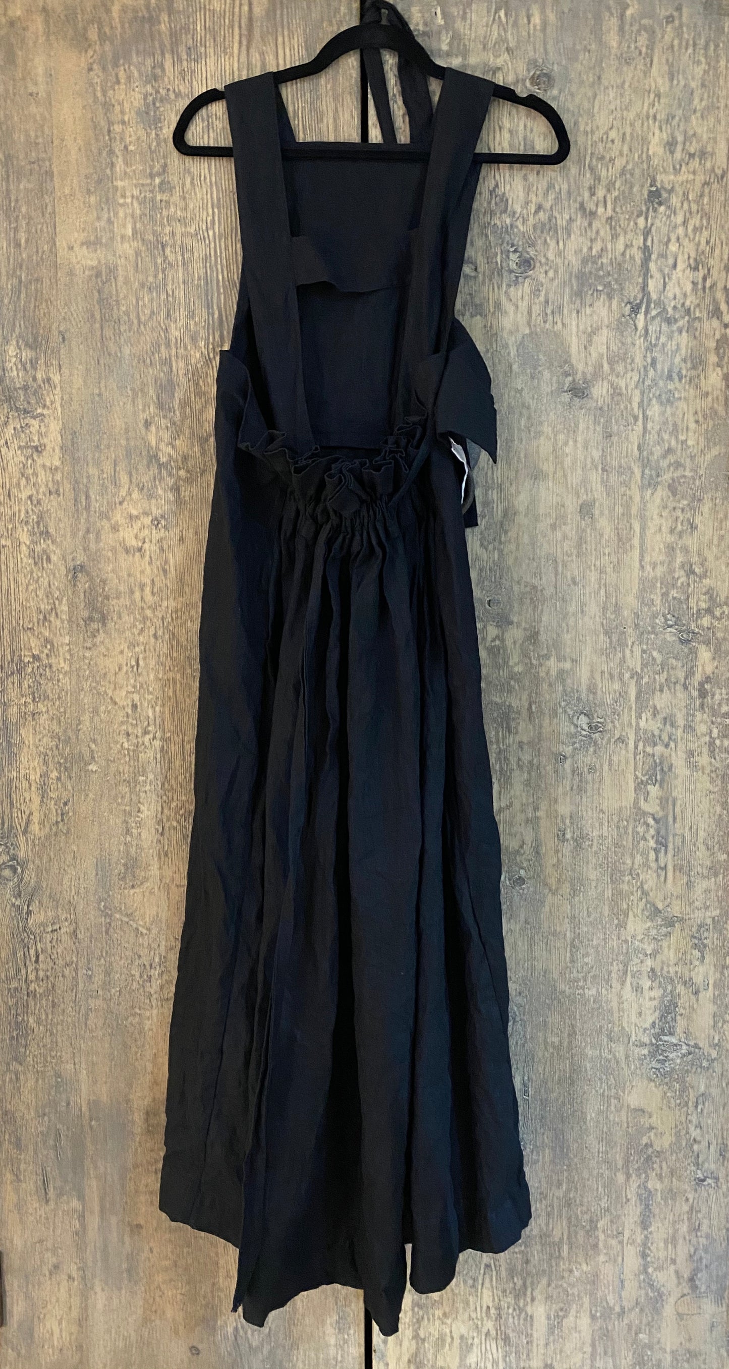 06. Linen apron dress