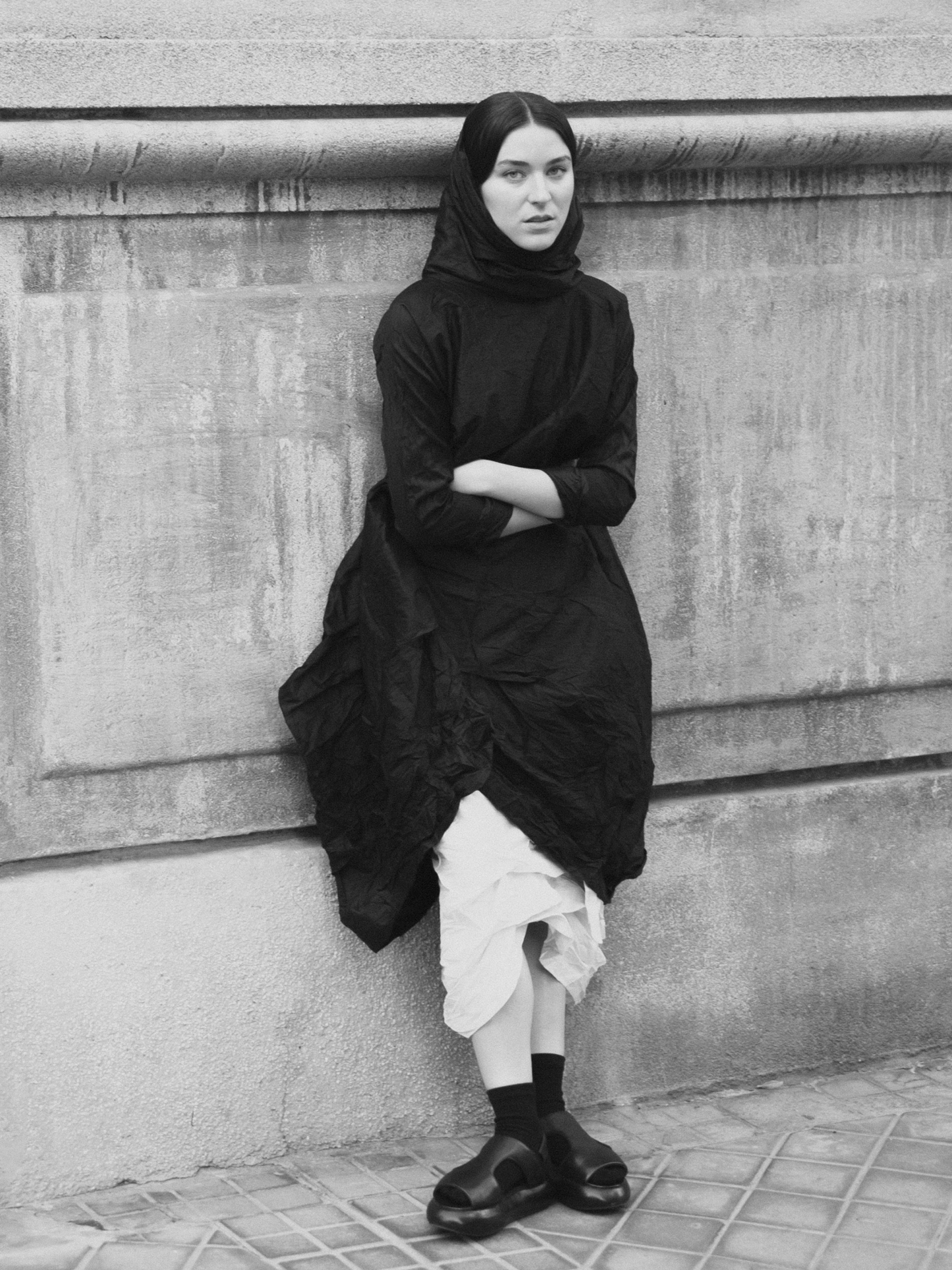07. Two-piece dupioni silk dress
