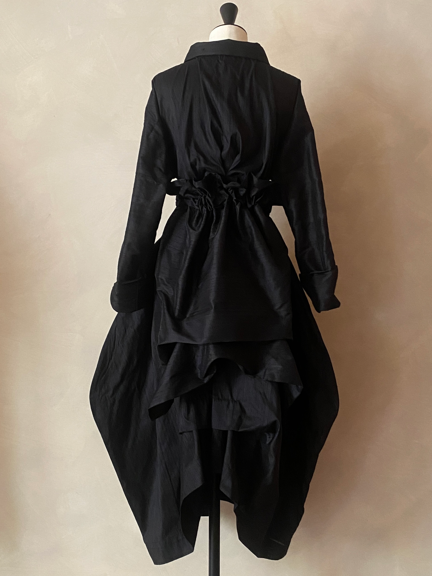 dupioni silk dresses collection Mari Reversible Wrap Dress in Silk Dupioni, Bleuet / Medium