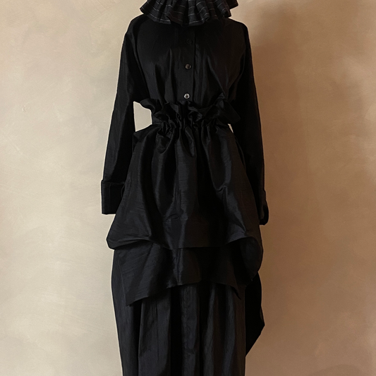 Vestido Menina de seda dupioni