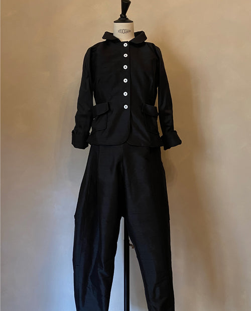 Chaqueta de seda duponi