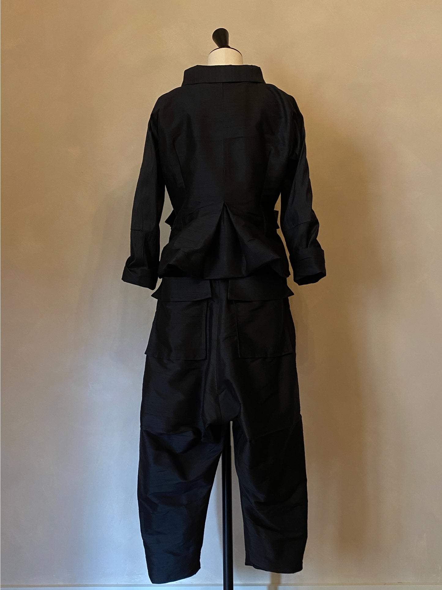 Chaqueta de seda duponi