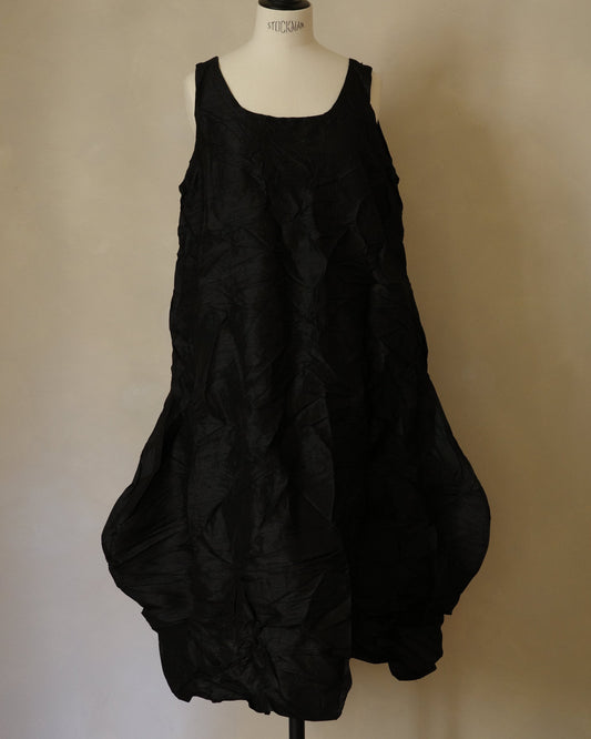 Vestido negro Menina de seda 