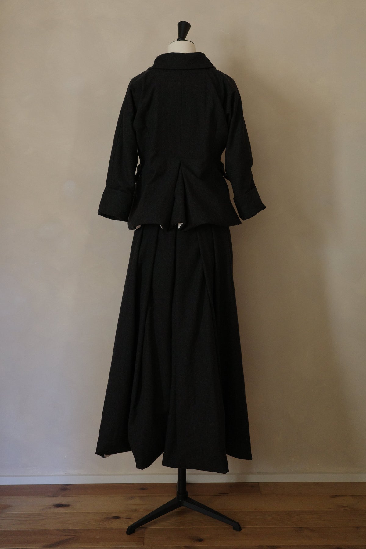 Chaqueta lana gris antracita