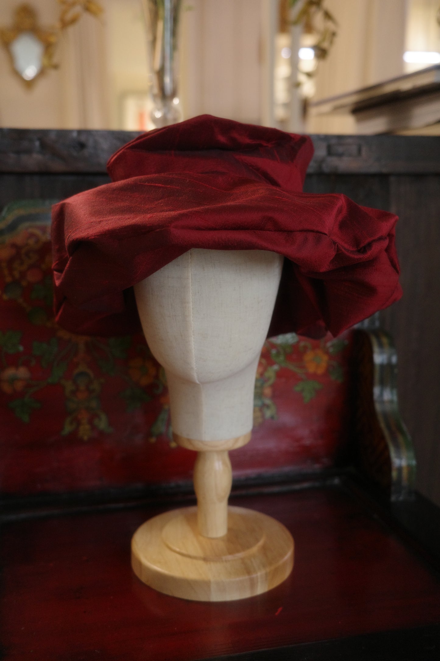 Sombrero seda dupioni