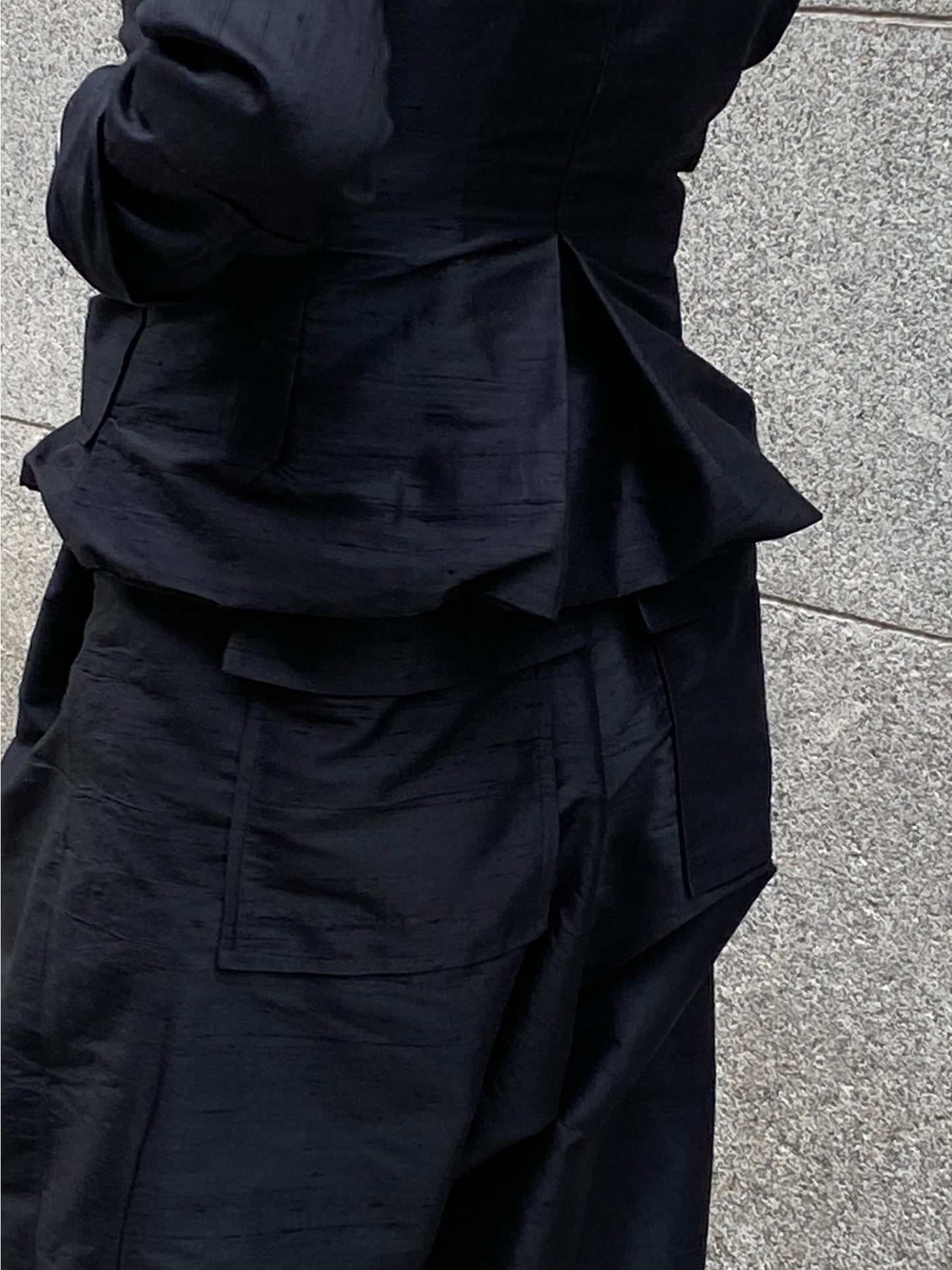 Chaqueta de seda duponi