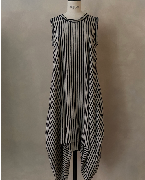 Striped linen Menina dress