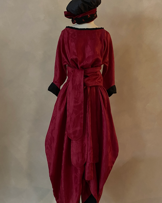  Vestido Menina de jacquard de lino