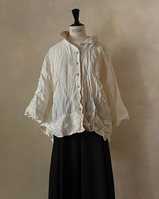 Camisa blanca de lino