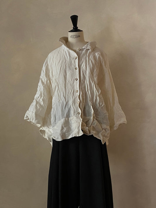 02. White linen shirt